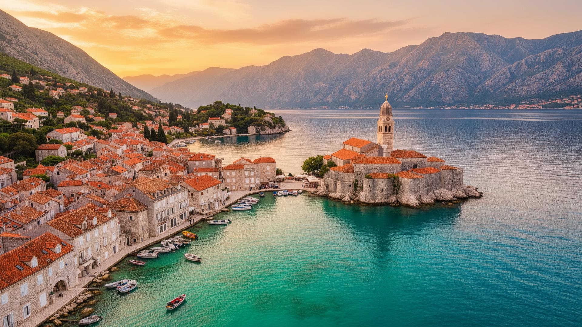 Perast bay